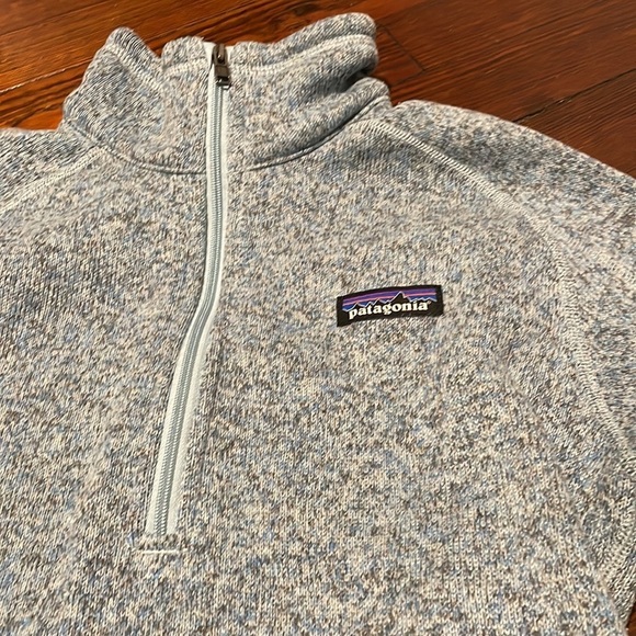 Patagonia Women’s Blue Quarter Zip Jacket Size M - Picture 2 of 7